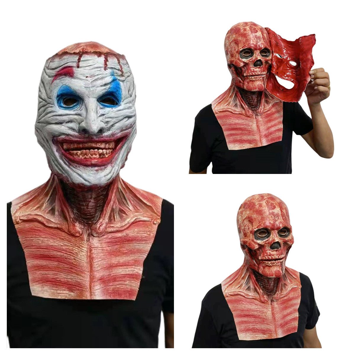 Movable Halloween Horror Skull Mask - Cake Pops Parties