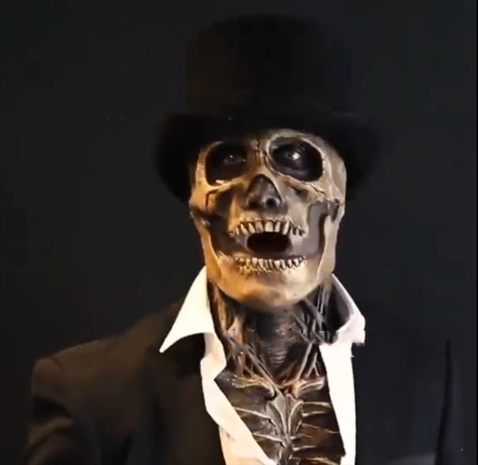 Movable Halloween Horror Skull Mask - Cake Pops Parties