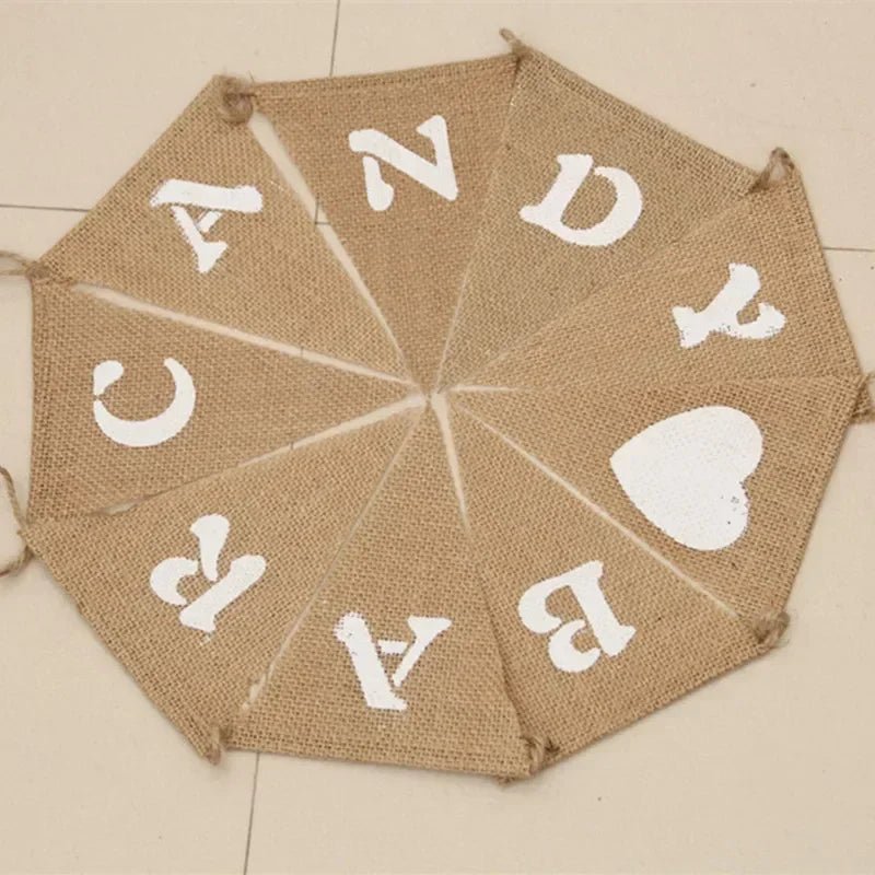 Mr. & Mrs. Just Married Burlap Bunting - Cake Pops Parties