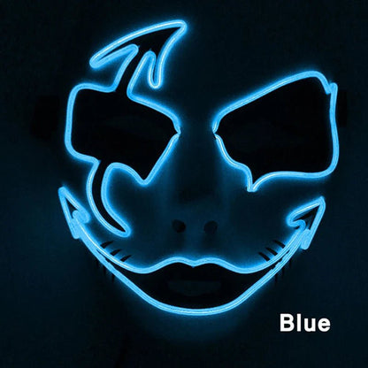 Neon Light LED Halloween Mask - Cake Pops Parties