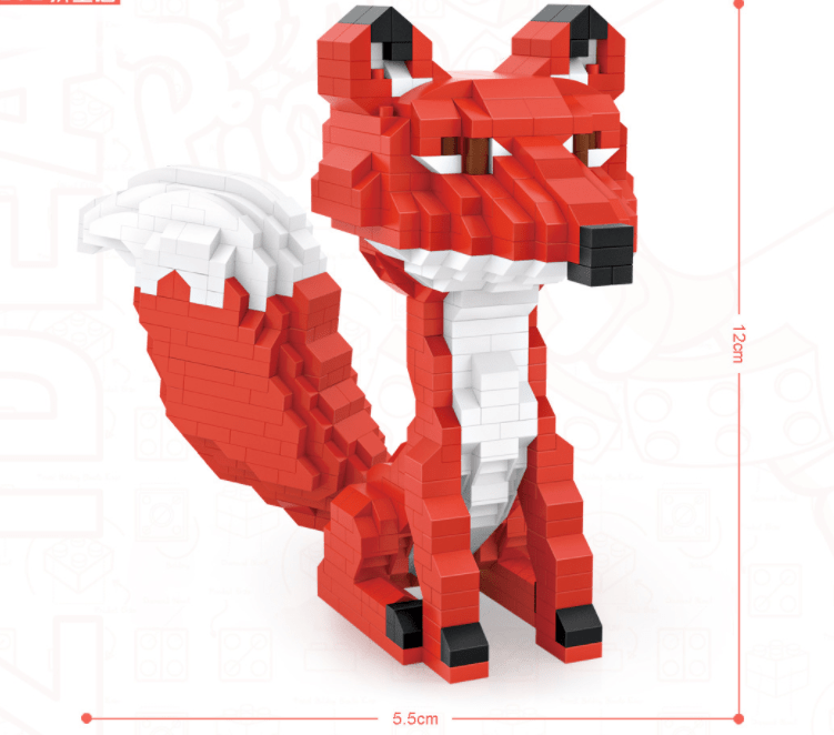 Net Celebrity Little Fox Building Blocks - Cake Pops Parties
