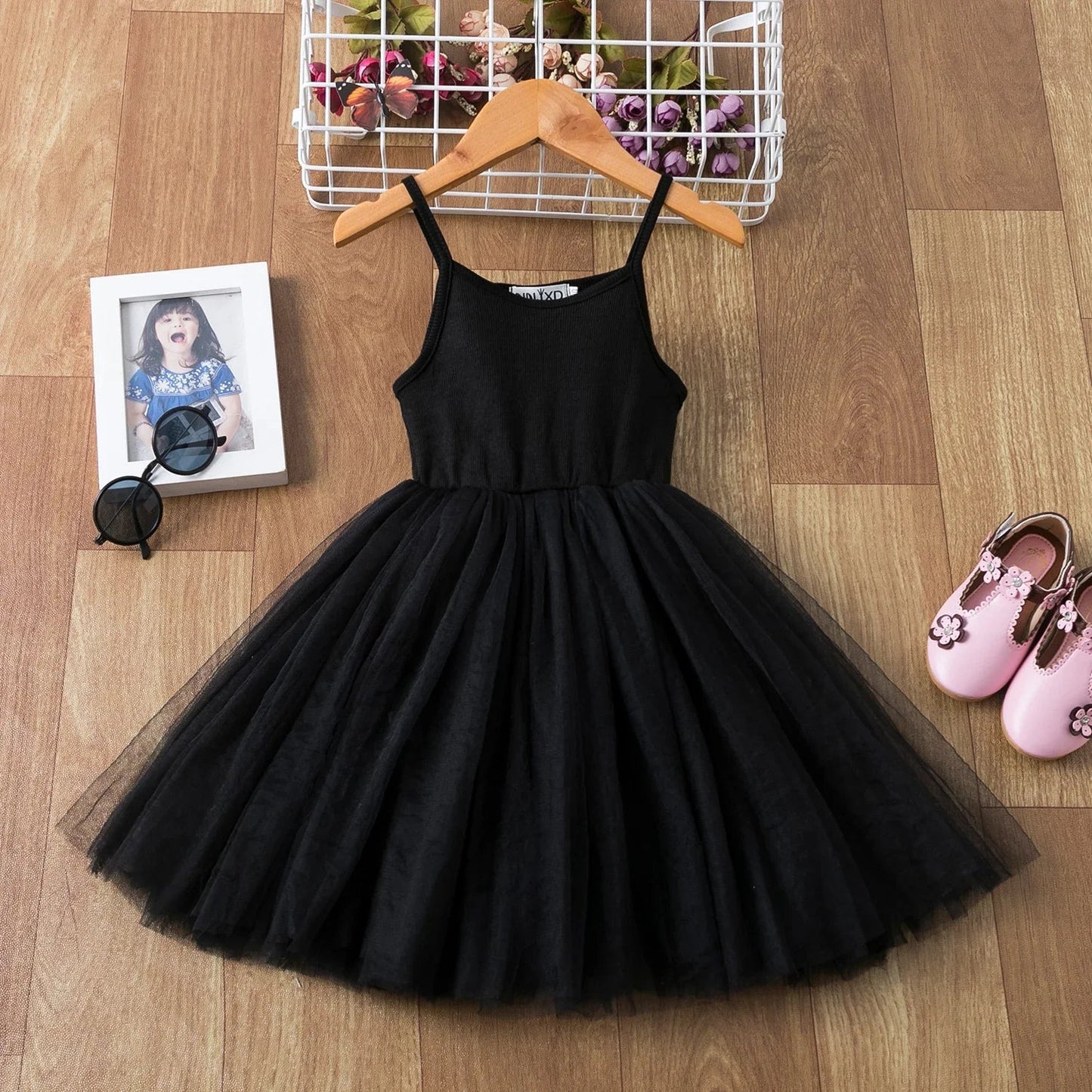New Girls' Vestidos Mesh Party Dress - Cake Pops Parties