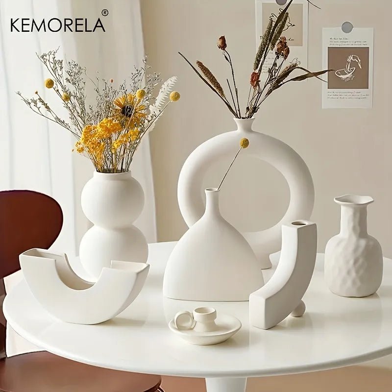 Nordic Ceramic Donut Vase - Cake Pops Parties