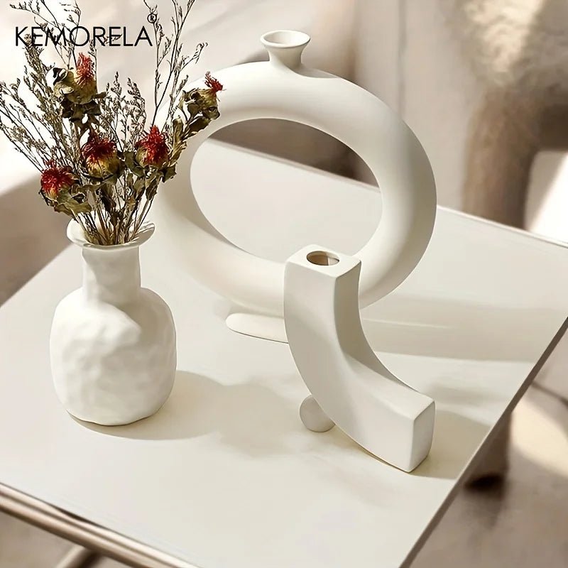 Nordic Ceramic Donut Vase - Cake Pops Parties