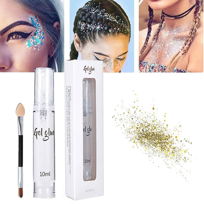10ML Face and Body Art Glue - Long-Lasting Glitter Adhesive