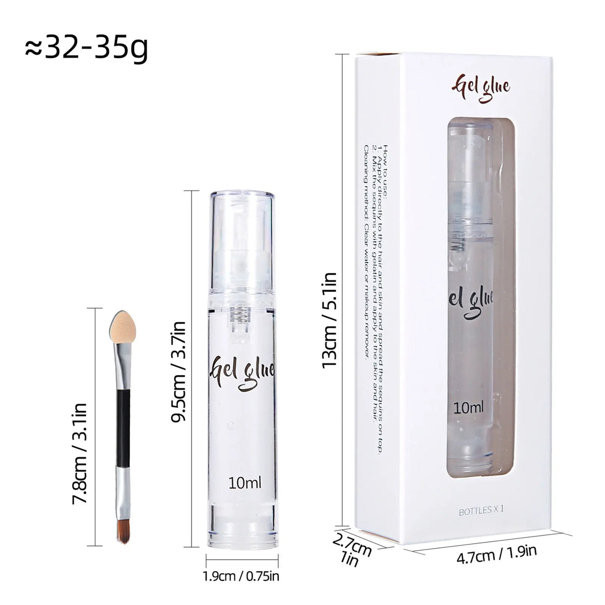 10ML Face and Body Art Glue - Long-Lasting Glitter Adhesive