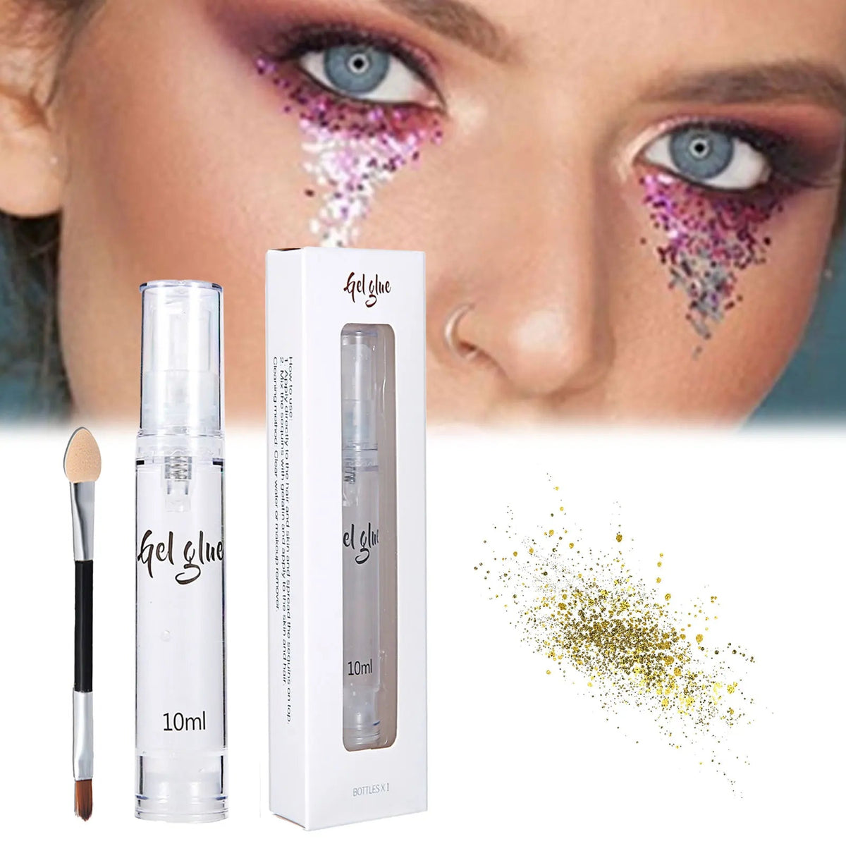 10ML Face and Body Art Glue - Long-Lasting Glitter Adhesive