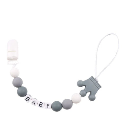 Personalized Baby Pacifier Clip Dinosaur Teether - Cake Pops Parties