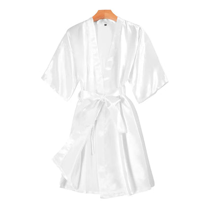 Personalized King & Queen Satin Robes Set - Cake Pops Parties