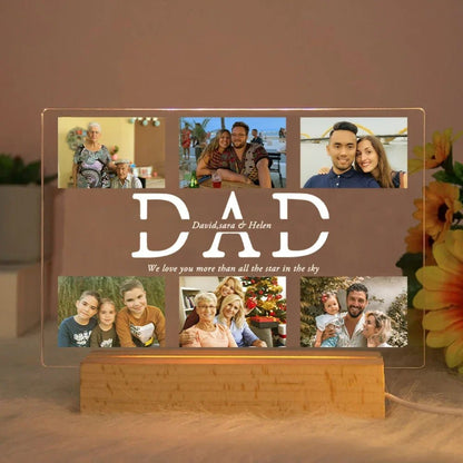 Personalized Multi - Photo Night Light - Cake Pops Parties