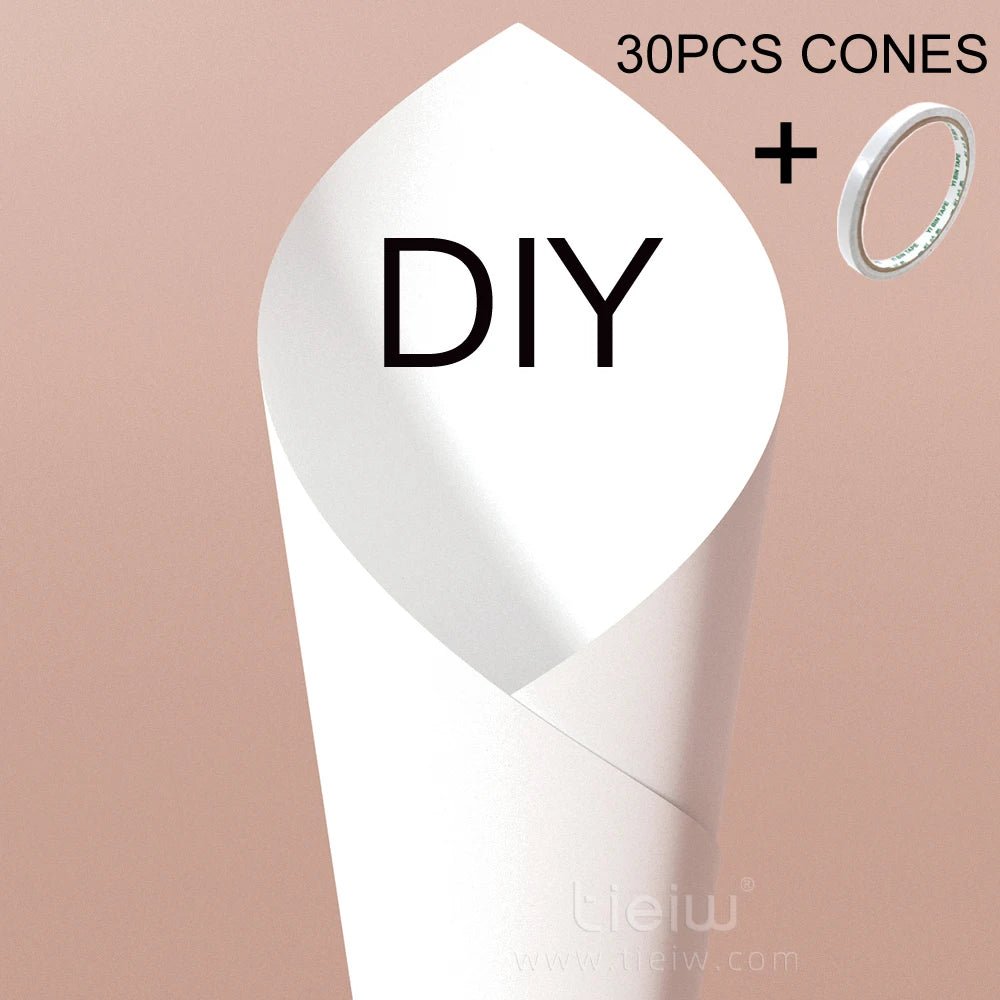 Personalized Wedding Confetti Cones - Cake Pops Parties