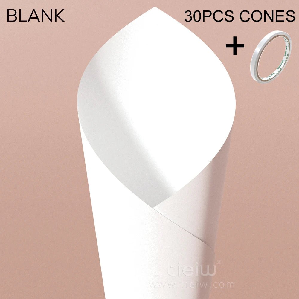Personalized Wedding Confetti Cones - Cake Pops Parties