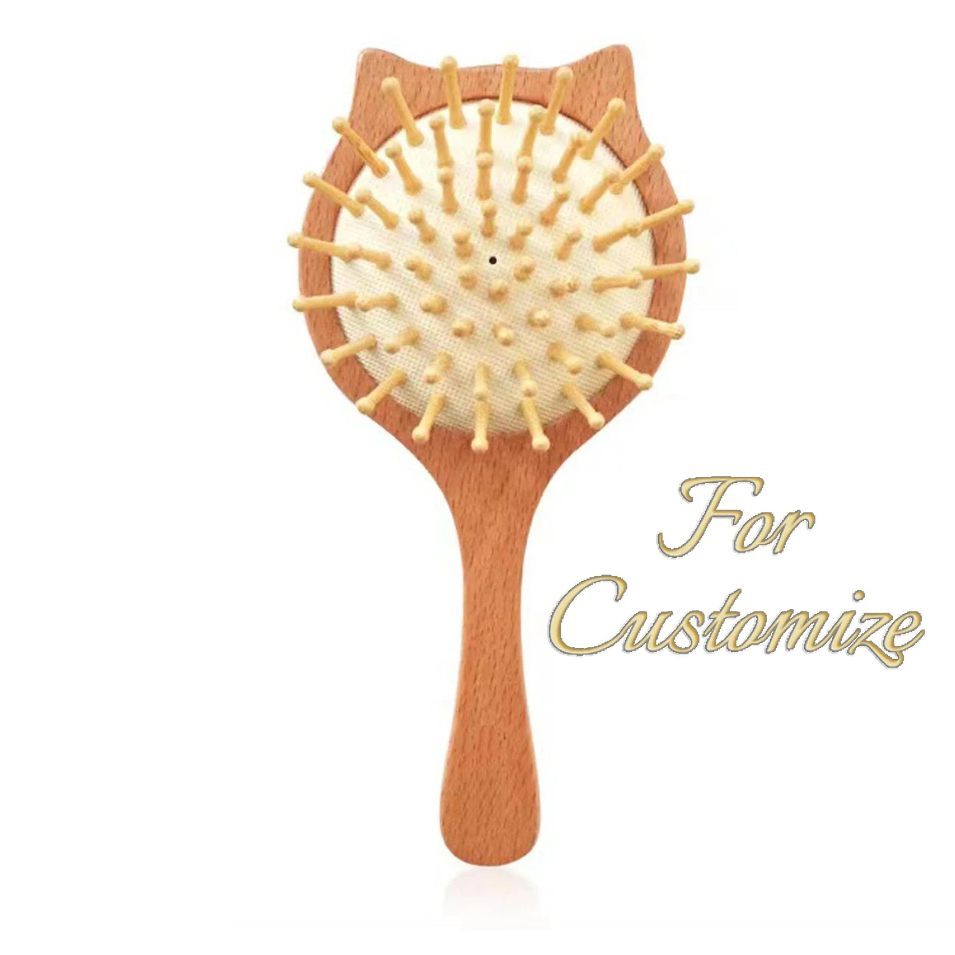 Personalized Wooden Baby Brush - Custom Name - Cake Pops Parties