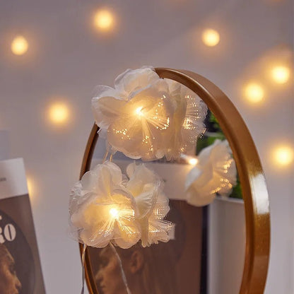 Plumeria Flower LED String Lights - Cake Pops Parties