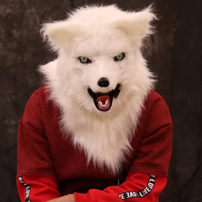 Plush Animal Head Mask Halloween Costume - Cake Pops Parties