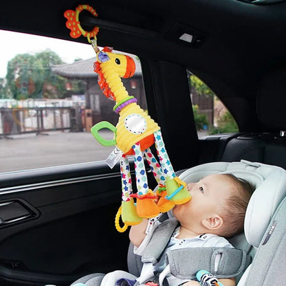 Plush Giraffe Zebra Handbell Rattles for Babies - Cake Pops Parties
