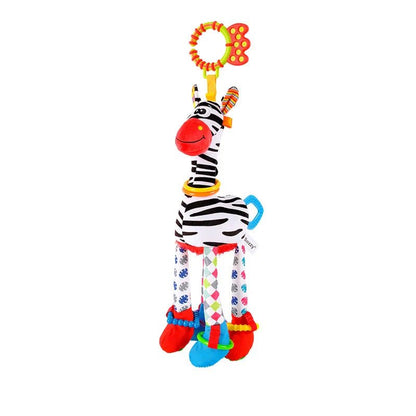 Plush Giraffe Zebra Handbell Rattles for Babies - Cake Pops Parties
