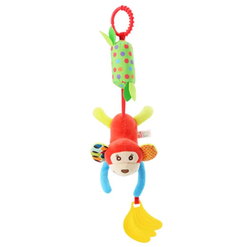 Plush Giraffe Zebra Handbell Rattles for Babies - Cake Pops Parties