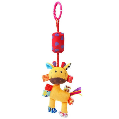 Plush Giraffe Zebra Handbell Rattles for Babies - Cake Pops Parties