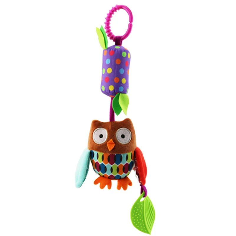 Plush Giraffe Zebra Handbell Rattles for Babies - Cake Pops Parties