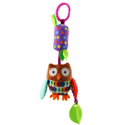 Plush Giraffe Zebra Handbell Rattles for Babies - Cake Pops Parties