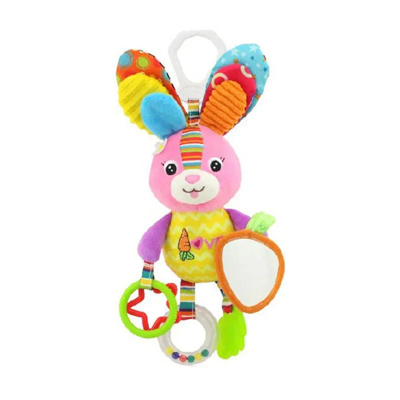 Plush Giraffe Zebra Handbell Rattles for Babies - Cake Pops Parties