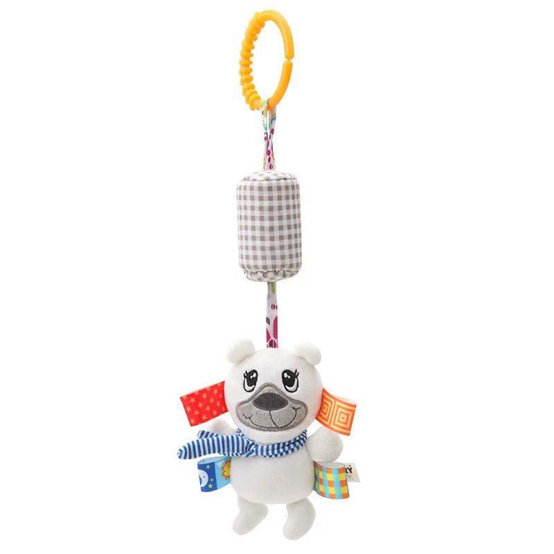 Plush Giraffe Zebra Handbell Rattles for Babies - Cake Pops Parties