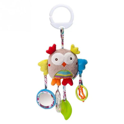 Plush Giraffe Zebra Handbell Rattles for Babies - Cake Pops Parties