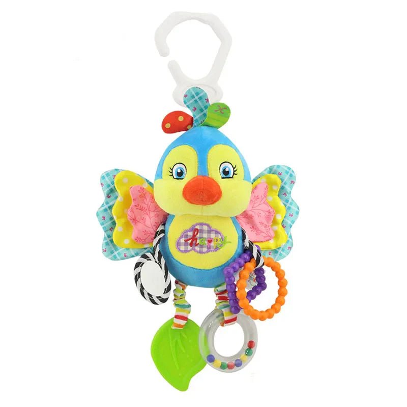 Plush Giraffe Zebra Handbell Rattles for Babies - Cake Pops Parties