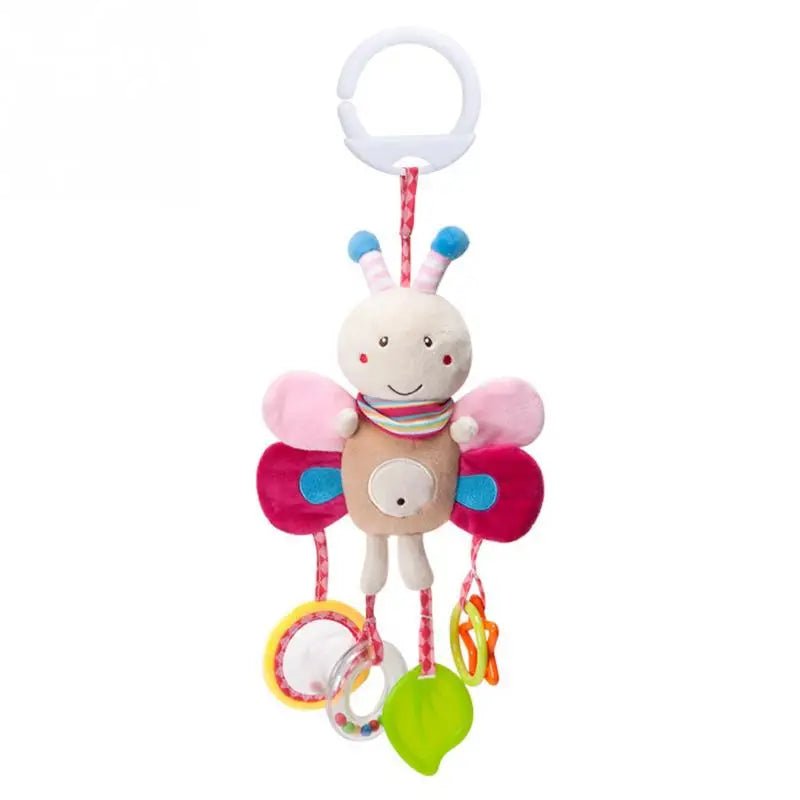 Plush Giraffe Zebra Handbell Rattles for Babies - Cake Pops Parties