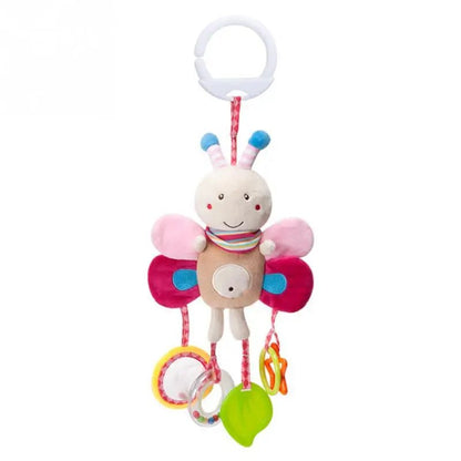 Plush Giraffe Zebra Handbell Rattles for Babies - Cake Pops Parties