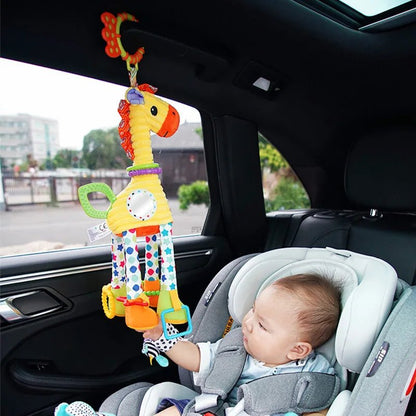 Plush Giraffe Zebra Handbell Rattles for Babies - Cake Pops Parties