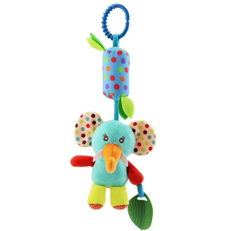Plush Giraffe Zebra Handbell Rattles for Babies - Cake Pops Parties