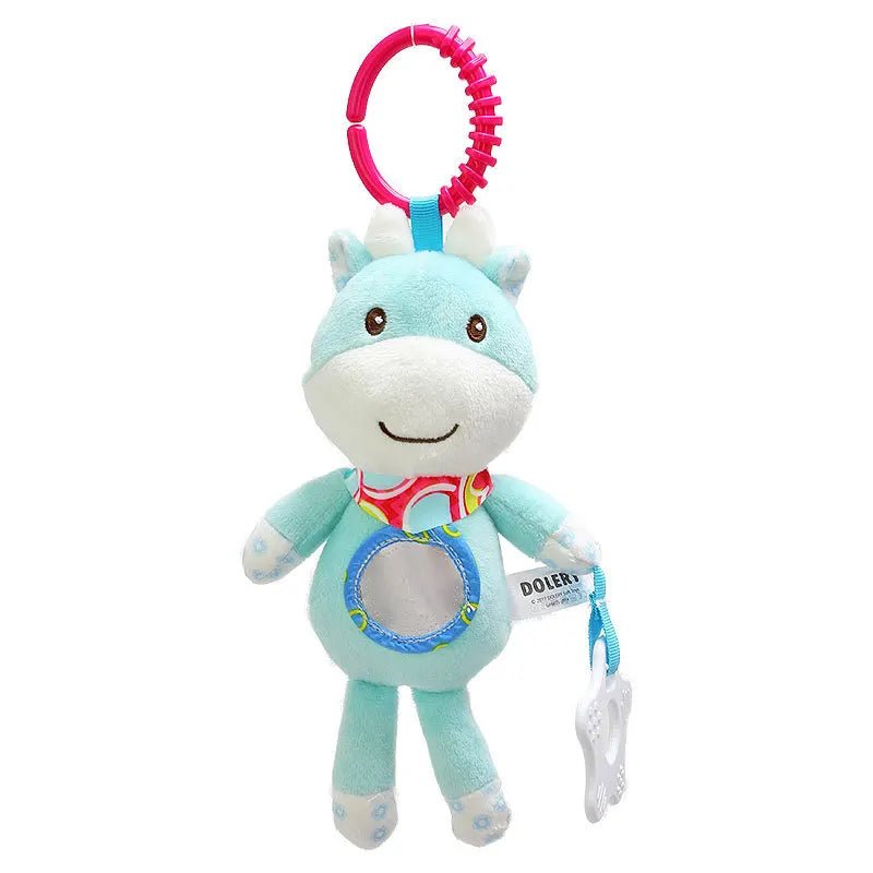 Plush Giraffe Zebra Handbell Rattles for Babies - Cake Pops Parties