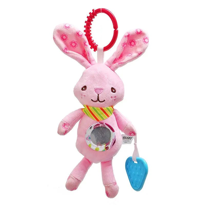Plush Giraffe Zebra Handbell Rattles for Babies - Cake Pops Parties