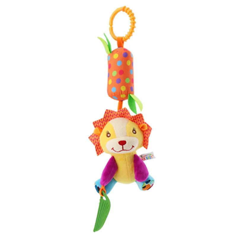Plush Giraffe Zebra Handbell Rattles for Babies - Cake Pops Parties
