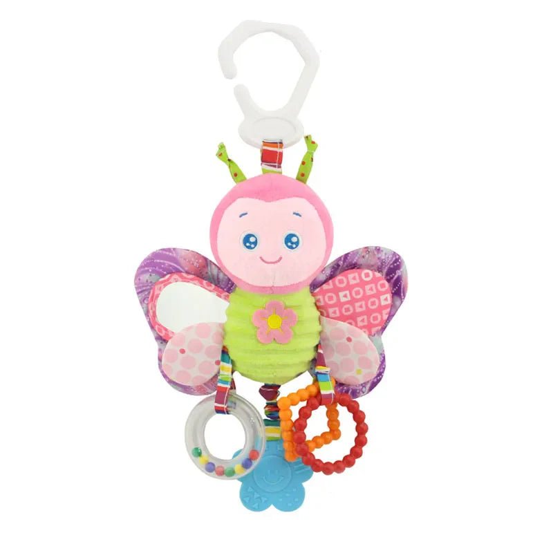 Plush Giraffe Zebra Handbell Rattles for Babies - Cake Pops Parties