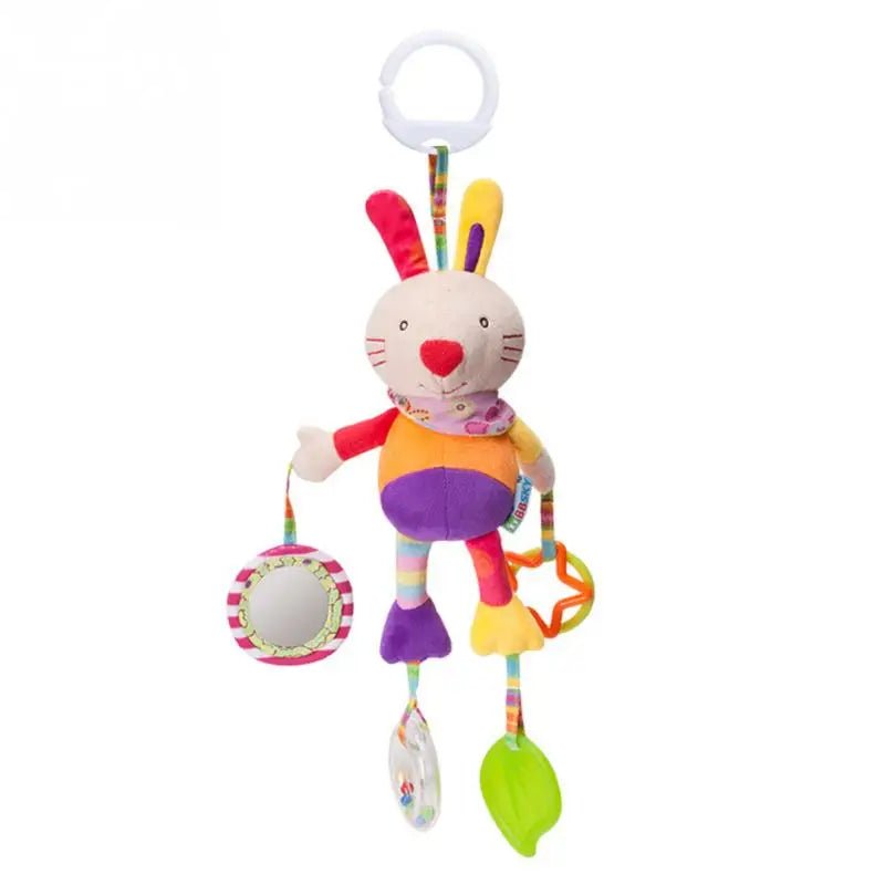 Plush Giraffe Zebra Handbell Rattles for Babies - Cake Pops Parties
