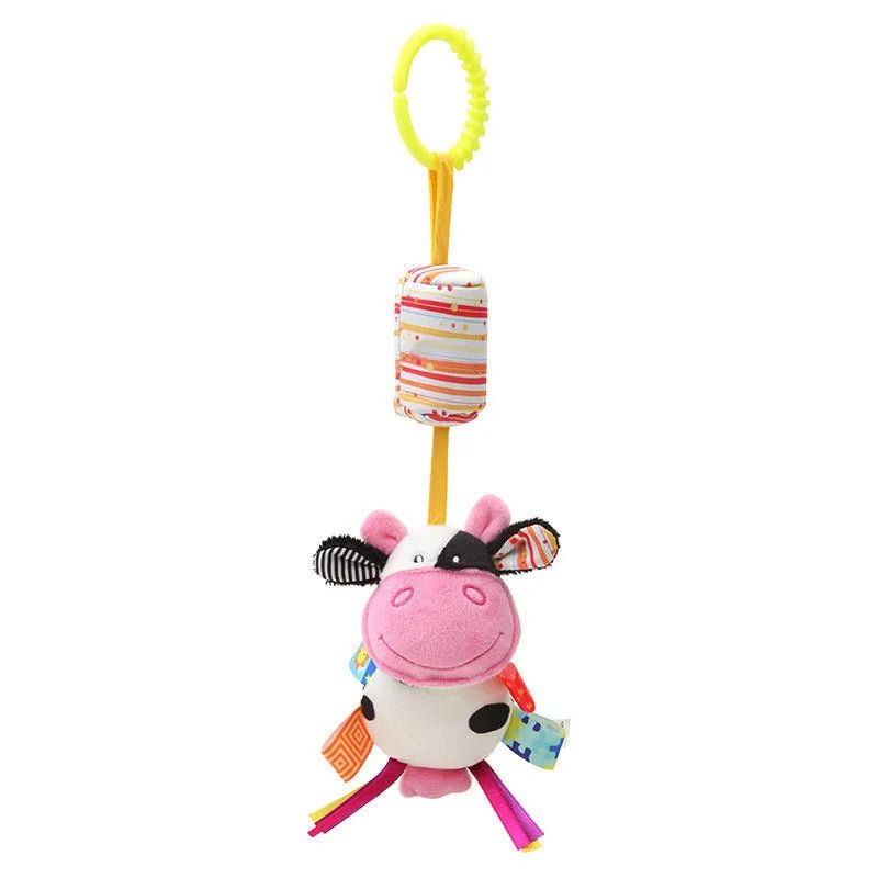 Plush Giraffe Zebra Handbell Rattles for Babies - Cake Pops Parties