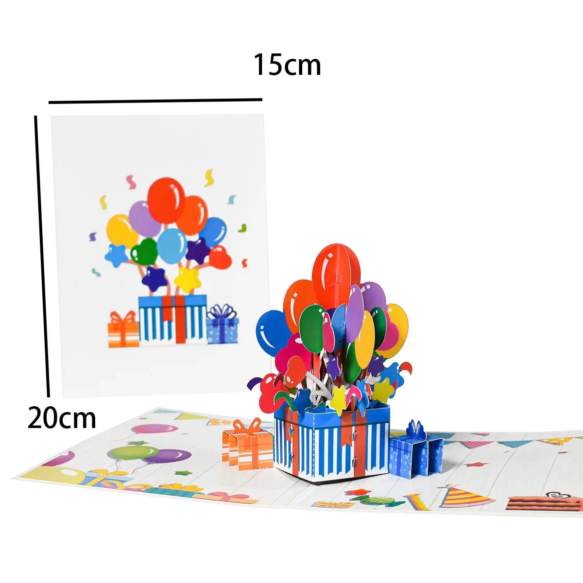 Pop - Up Birthday Gift Cards - Cake Pops Parties