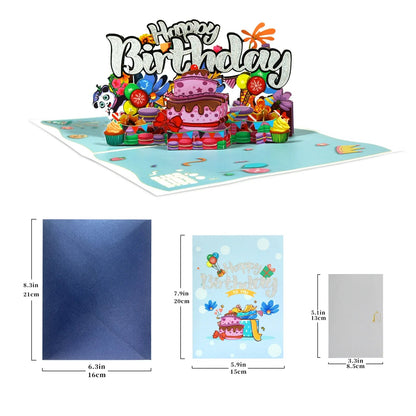 Pop - Up Birthday Gift Cards - Cake Pops Parties