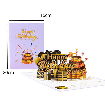 Pop - Up Birthday Gift Cards - Cake Pops Parties