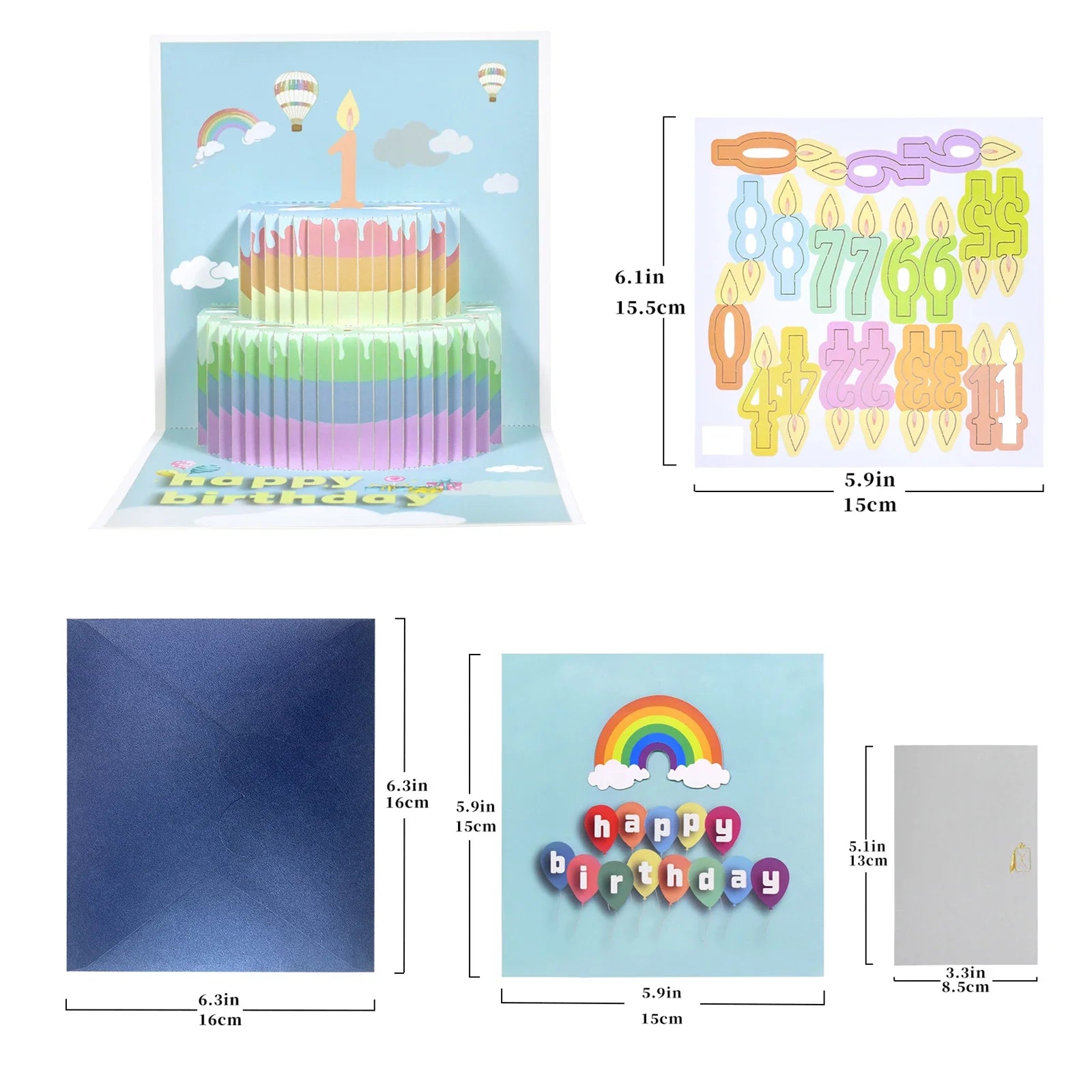 Pop - Up Birthday Gift Cards - Cake Pops Parties