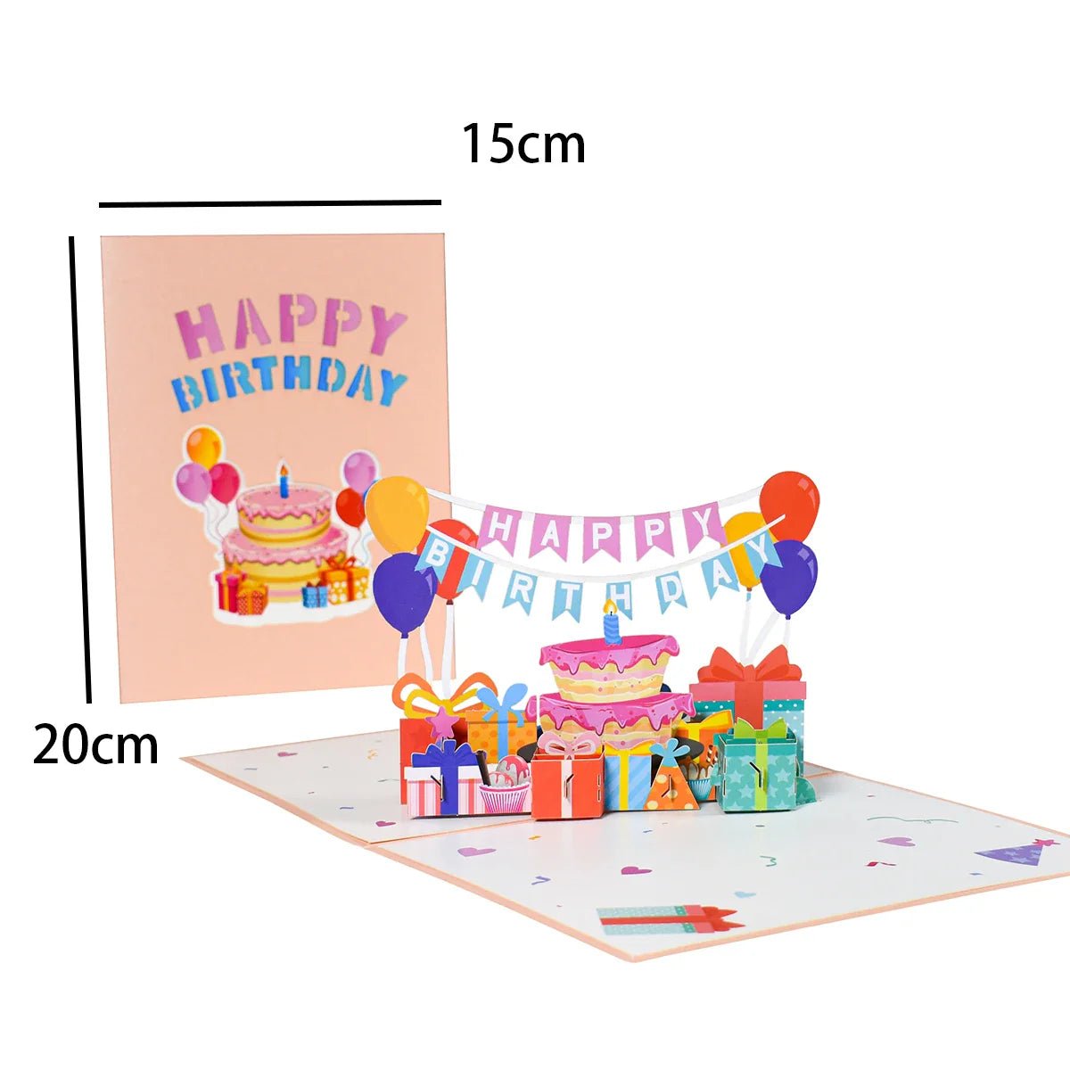 Pop - Up Birthday Gift Cards - Cake Pops Parties