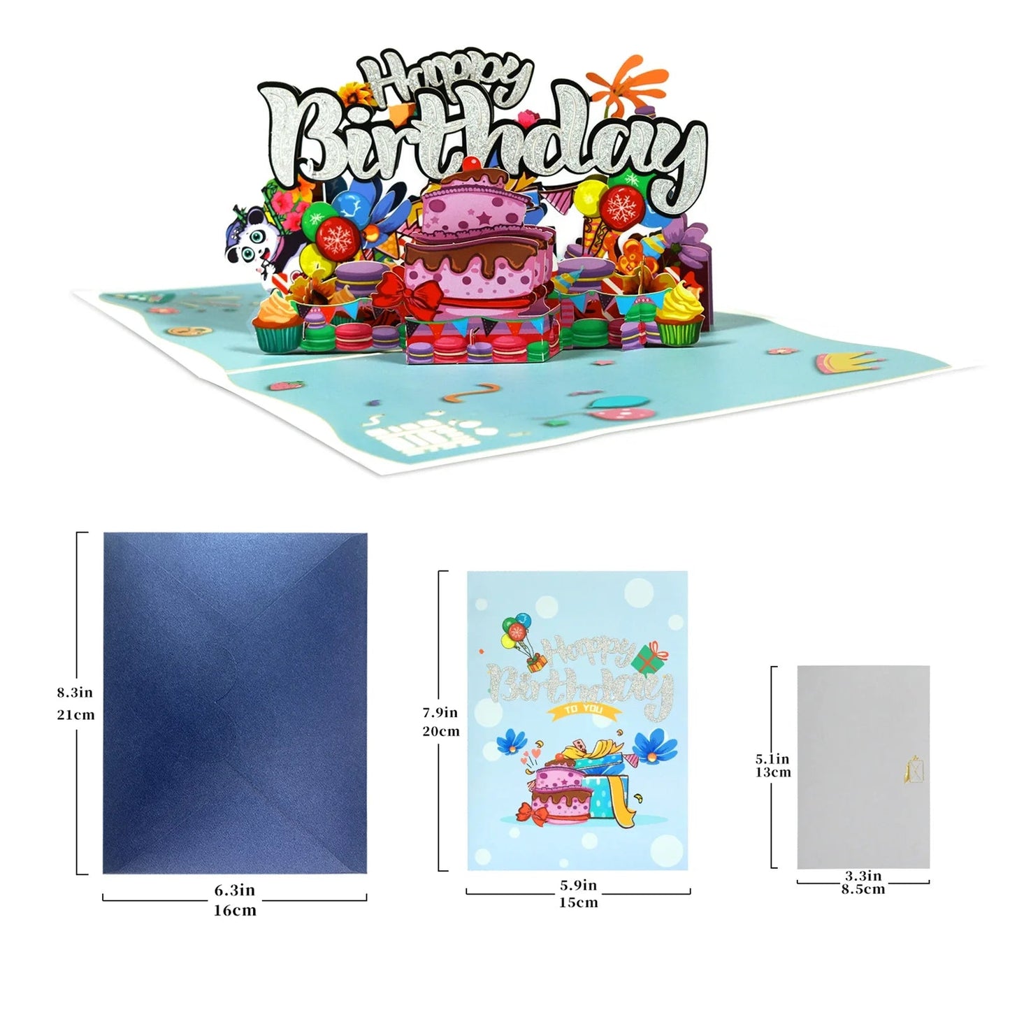 Pop - Up Birthday Gift Cards - Cake Pops Parties