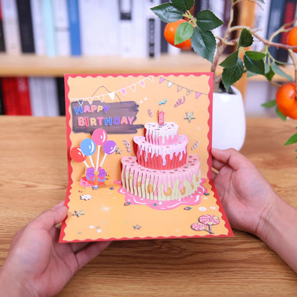 Pop - Up Birthday Gift Cards - Cake Pops Parties