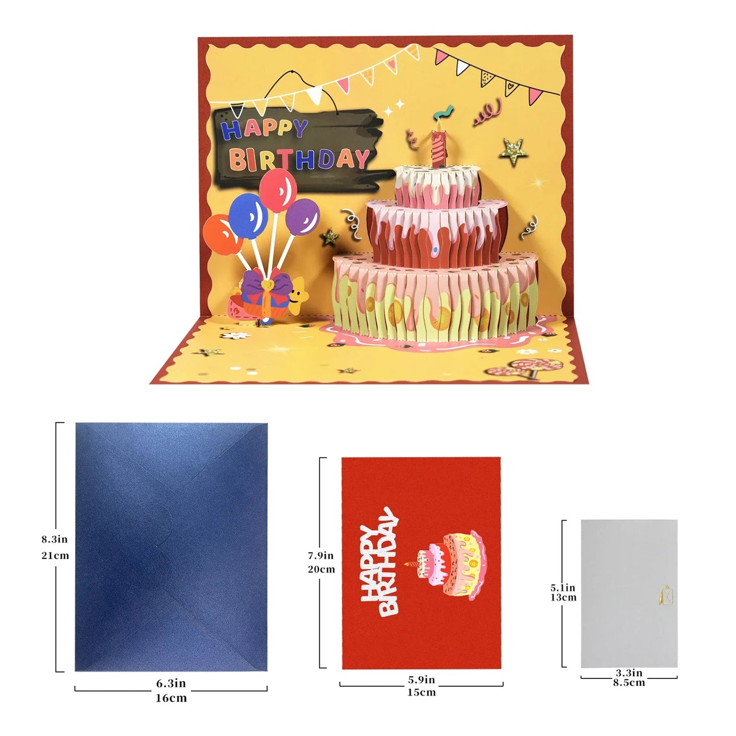Pop - Up Birthday Gift Cards - Cake Pops Parties