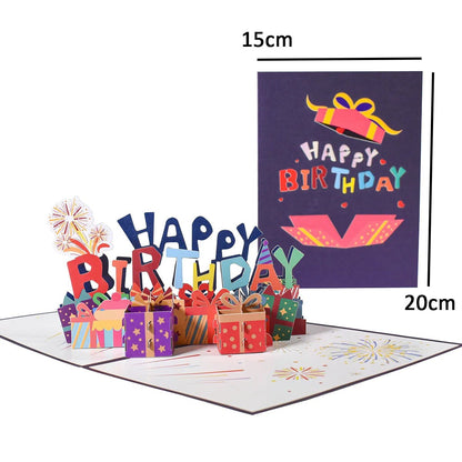 Pop - Up Birthday Gift Cards - Cake Pops Parties