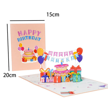 Pop - Up Birthday Gift Cards - Cake Pops Parties