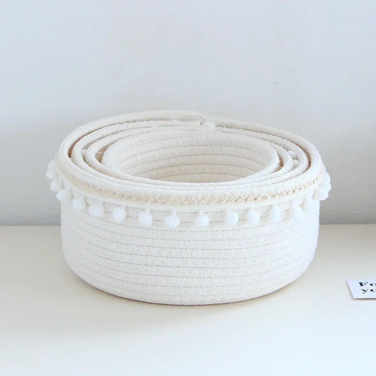Portable Woven Storage Basket Organizer - Cake Pops Parties